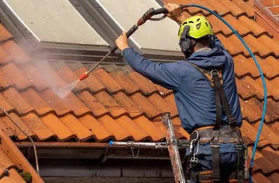 Démoussage et hydrofuge de toiture à Monsaguel